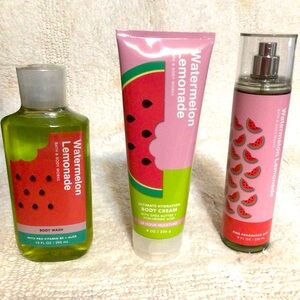 🍉 Watermelon Lemonade 🍉 (Set of 3) by Bath & Body Works